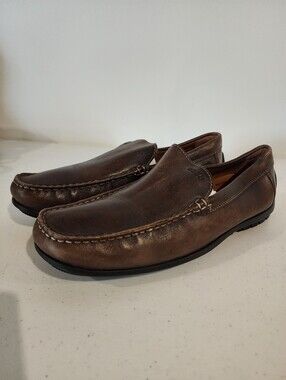 ECCO Classic Moc 2.0 Slip-On Driving Loafers Size US 10 / 10.5 EU 44 Shoes Brown